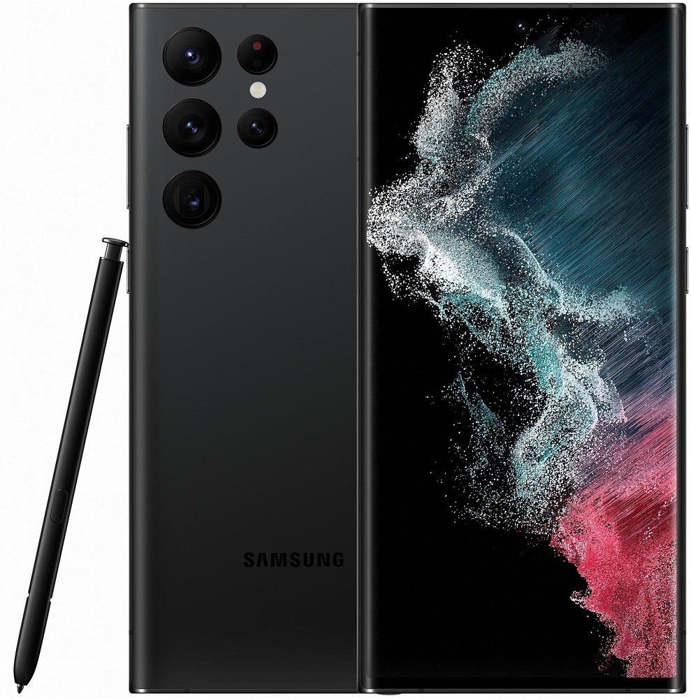 Smartphone Samsung Galaxy S22 Ultra S908E 5G DS 6.8" 12/512GB - Phantom Black (Homologado)